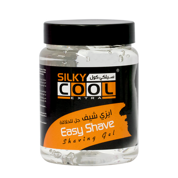 Silky Cool Easy Shave Gel in Jar – Normal & Sensitive Skin , Menthol Cooling Shaving Gel – 500ml & 1000ml Durable Jar for Professional & Personal Use
